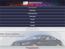 Tablet Screenshot of naklejki-magnetyczne.pl